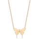 thumbnail image 1 of Colgante de mariposa chapado en oro de 18 quilates, collares con nombre, collar delicado para todos los días para mujer, joyería minimalista personalizada JFHHH pequeña, 1 of 5
