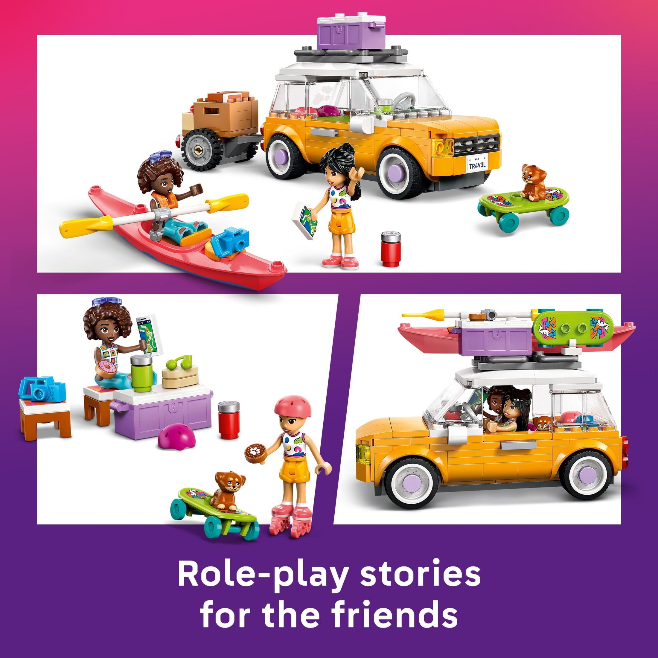 LEGO, Building Toy, 42659, Friendship Road-Trip Travel Car