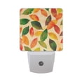 thumbnail image 6 of Yayeee LED Plug in Night Light for The Home with Auto Dusk to Dawn Light Sensors, 2 Pack, Green Retro Autumn Leaves, 6 of 6
