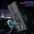 thumbnail image 3 of Design for iPhone 14 Pro Max Phone Case with Screen Protector Card Holder Stand Kickstand Heavy Duty Slim Shockproof Hybrid Rugged Drop Protective Cover for Women Men Girls 6.7 inch Black, 3 of 8