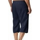 thumbnail image 3 of Pantalones de Lino Casual Suelto Cortado, Color Sólido Cordón Mezcla de Algodón para el Uso Diario, 3 of 7