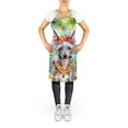 thumbnail image 2 of Carolines Treasures DAC6406APRON 30 x 27 in. Chinese Crested Luau Apron, 2 of 5