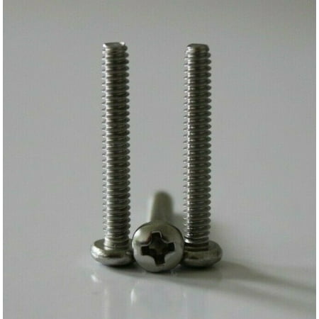 

#6-32 Machine screws Phillips pan head Stainless steel 18-8 / 304 (1in. 5)