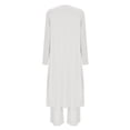 thumbnail image 2 of HJYCHN Women Outfit European Fashion Loose 3 Piece Set with V-Neck Suspender Elegant Look Outfits 3 Piece Suspender Sets Sophisticated Style White M, 2 of 5