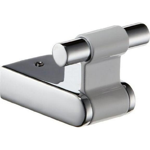 Iris Chrome White Towel Hook/ Robe hook/ Decorative hook