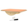 thumbnail image 4 of IFANLANDOR Sensory Balance Board for Kids Orange Wood Balance Training 1Set, 4 of 8