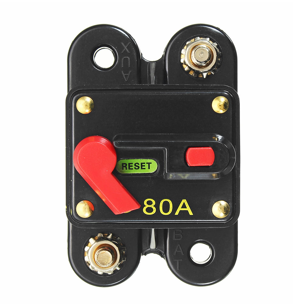 Details about   Auto Car Marine Stereo Audio Circuit Breaker Reset Fuse Inverter 60A DC 12V-24V 