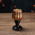 thumbnail image 4 of SUYOLL 1-Pack Gold Pumpkins Resin Decorative Shiny Pumkins For Halloween Decorations Indoor Thanksgiving Fall Table Centerpiece Mantel Shelf Home Kitchen (Gold One Size) Decal, 4 of 8