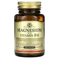Solgar Magnesium with Vitamin B6 100 Tablets