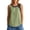 Green, variant on Womens Tank Tops with Built In Bra Sleeveless High Neck Fashion Women's Athletic Tank Tops Summer Going Out Undershirt Outfits Navy XXXL