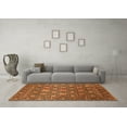 thumbnail image 3 of Ahgly Company Indoor Rectangle Oriental Orange Industrial Area Rugs, 3' x 5', 3 of 4