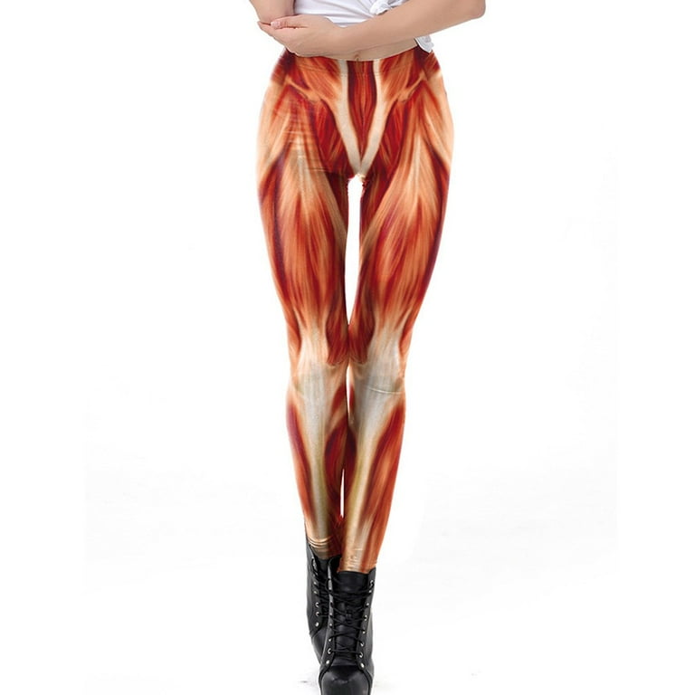 Muscle print leggings cheap