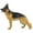 As Shown, variant on Eease German Shepherd Dog Figurine for Home/Office/Desktop - Realistic Black Sculpture
