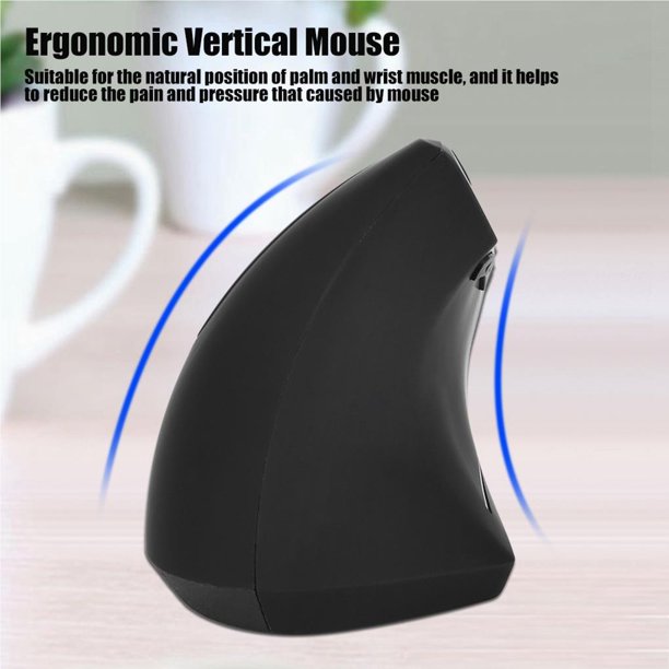 Ratón Ratón De Carga Inalámbrico Ratón Ergonómico Vertical Mano Izquierda Inalámbrico Óptico Para Computadora Portátil Methold EL006384-00