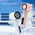 thumbnail image 4 of Air Cooling Fan Travel Fan Small Desk Fan Digital Display Fan Small Pocket Fan Quiet Fan with Large Battery ABS Texture, 4 of 20