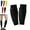 Black 2 PCS, variant on Shindefender Shin Guards, Shin Defender Kids, Shin Defender Shin Guards, Shindefender Compression Sleeve with Honeycomb Pads, Shin Pads for Kids and Aldult