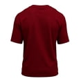 thumbnail image 3 of Men's USA Soccer Jersey Shirts 2026 Country Team Short Sleeve Crew Neck Fan International Football Shirt Retro Streetwear Top Wine L, 3 of 3