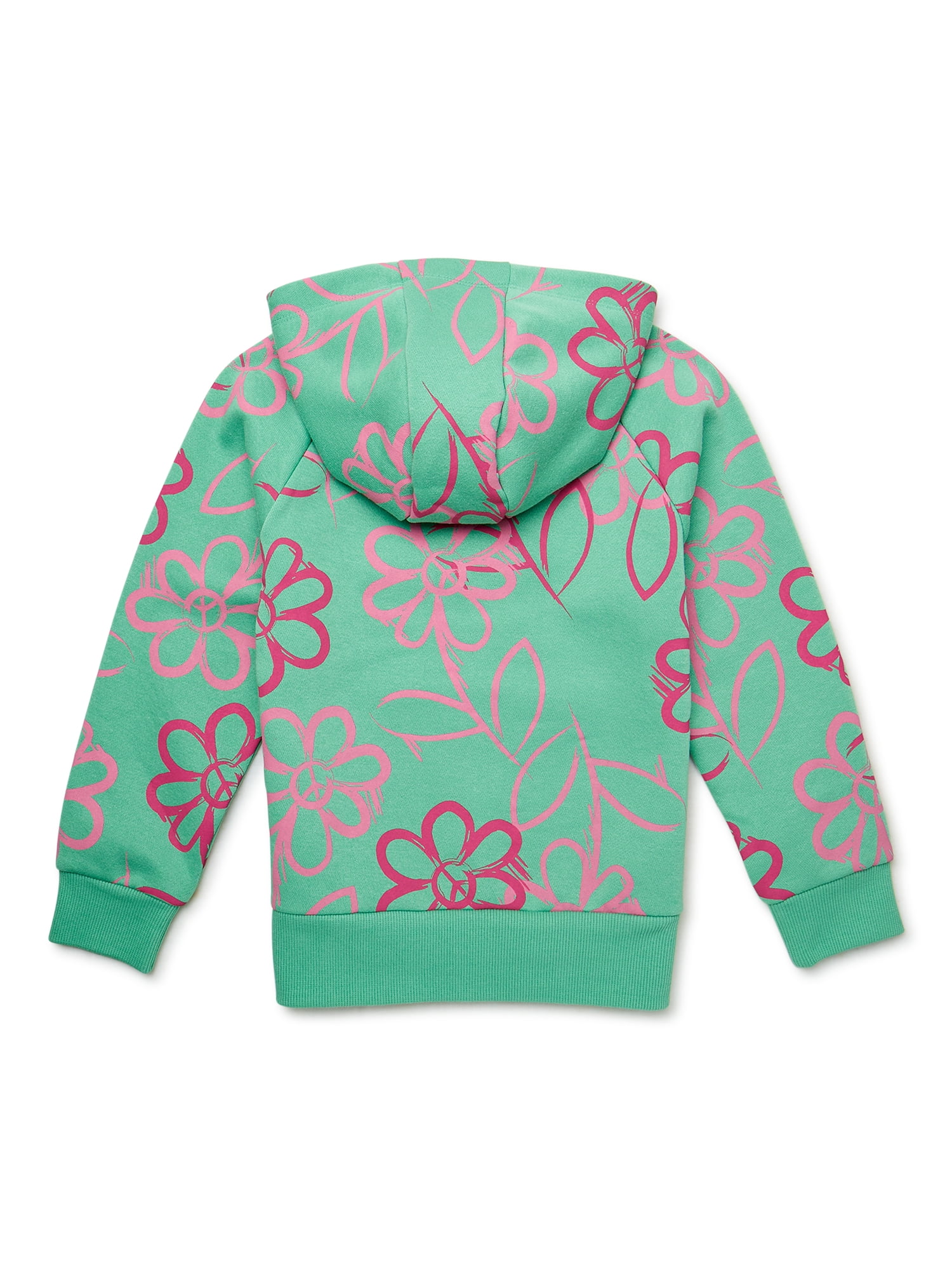 Nik and Leksi Girls Flower Graffiti Sweatshirt, Sizes 4-16