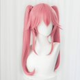 thumbnail image 2 of Peluca Wiggy Mermaid SL Anime rosa con coletas para mujer, 2 of 5