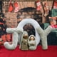thumbnail image 5 of Conjunto de figuras de belén moderno, elegante y encantadora escena con letras inglesas de nacimiento. ALEGRÍA beige, 5 of 9