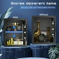 thumbnail image 2 of SRWTRCHRY 2.4 Cu.ft Personal Safe Boxes, Home Safe with Password Unlock and Security Alarm Program, Floor Safe with Large Storage Space and Waterproof Fire Bag, 2 of 12