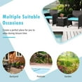 thumbnail image 4 of Aimee Lii 3 Pieces Patio Wicker Furniture Set with Storage Table and Protective Cover, Outdoor Patio Furniture, Turquoise, 4 of 8