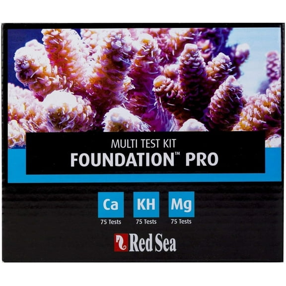 Red Sea Reef Foundation High Accuracy TitrationHigh-accuracy titration multi-test kit Multi-Test Kit to Check Coral Foundation Elements