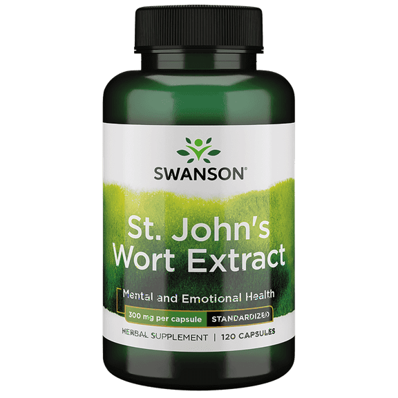 Swanson St. John's Wort Extract 300 mg 120 Capsules