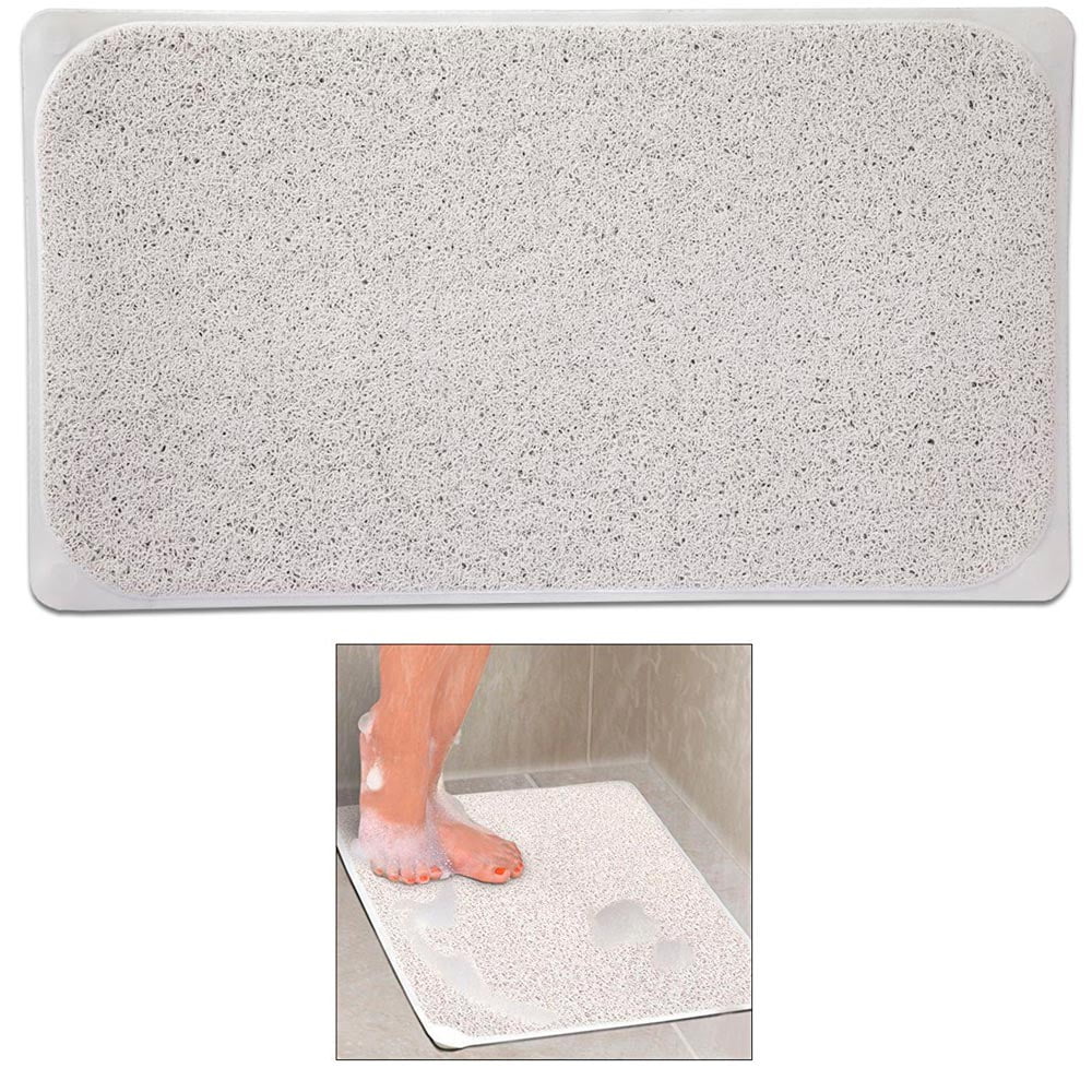Essential Toddler Tub Mat 17"x 25" Non Slip Bath & Shower Mat with Suction Cups