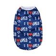 thumbnail image 3 of Yhmxh American Flag Striped Star Dog Vest, Breathable Mesh Sleeveless Pet T-Shirt, Patriotic USA Themed Puppy Clothes for Independence Day, Summer Daily Walking and Holiday Party Dress Up, 3 of 7