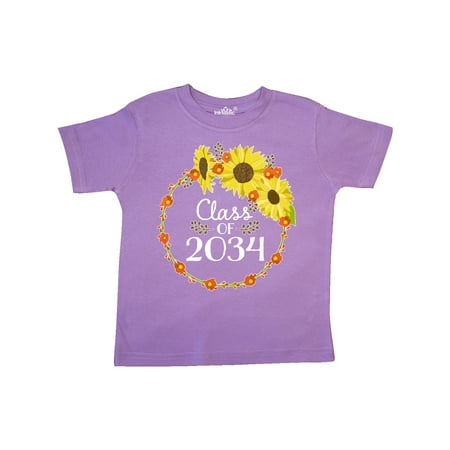 

Inktastic Class of 2034 Sunflower Wreath Gift Toddler Boy or Toddler Girl T-Shirt