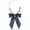 Navy Blue, variant on INSPIRE CHIC Women's Bow Tie Solid Color Western Ribbon Pre-Tied Bowtie Black