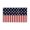 A, variant on FNGZ Multicolor Flax 12.6" x 16.54 " American Flag Table Place Mats
