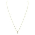 thumbnail image 5 of Superjeweler 14 Karat Yellow Gold 1/4 Carat Diamond Solitaire Necklace for Women, 18 Inches, Diamond Necklace for Women, 5 of 5
