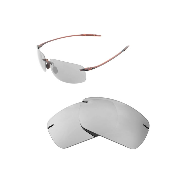 Walleva Titanium Polarized Replacement Lenses for Maui Jim Breakwall Sunglasses Walmart
