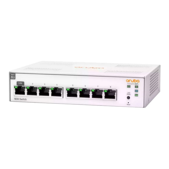 HPE Aruba Instant On 1830 8G Switch - Switch - smart - 8 x 10/100/1000 - desktop