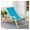 Blue, variant on Foldable Wood Deck Chair Sun Lounger,Patio Lounge Chair Chaise Bed 4 Adjustable Reclining Positions Bamboo Frame Canvas Seating with Removable Pillow for Camping Pool Beach