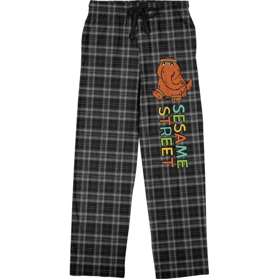 Sesame Street Mr. Snuffleupagus Men's Sleep Pants-Small