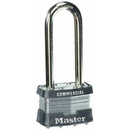 Master Lock #1LJ Long Shackle Padlock - LONG SHACKLE PADLOCK KEYED ALIKE