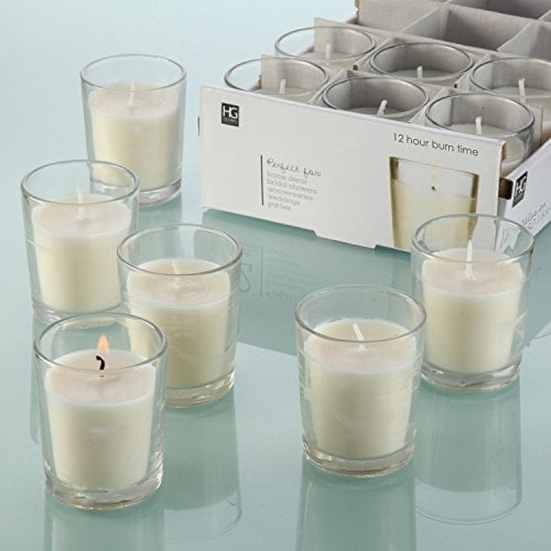 Stark White Zion Judaica Quality Tealight Candles 4-4.5 Hour Burn Time Unscented Set of 25