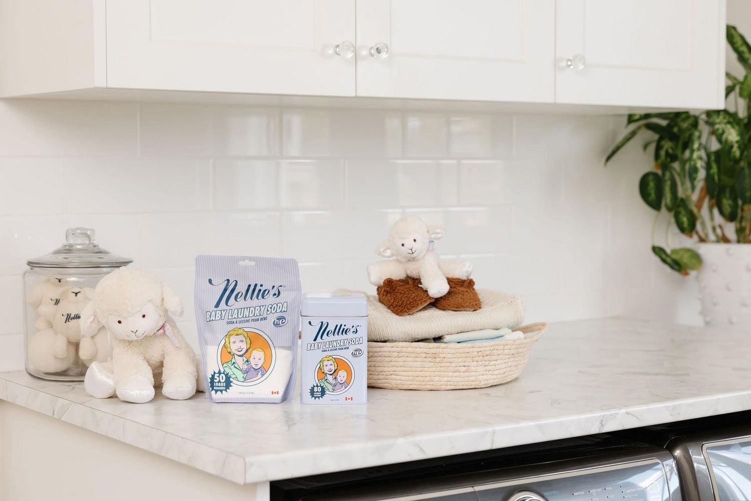 Lessive Nellie's Baby Soda, 50 lavages, 726 g, sans parfum