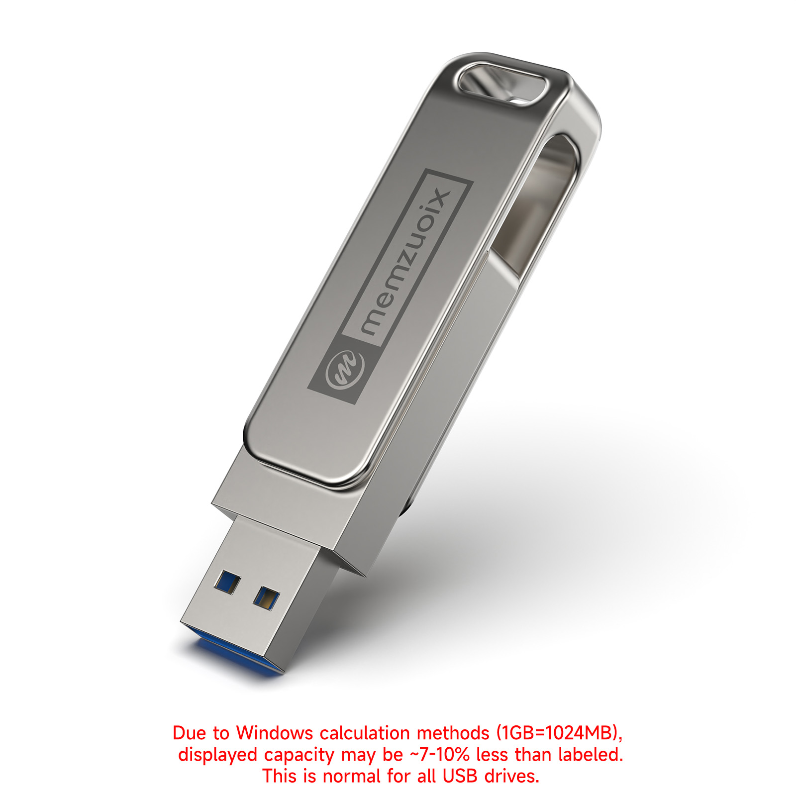Memzuoix 64GB USB 3.2 Dual Port Flash Drive, USB-C & USB-A photo 2