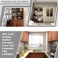thumbnail image 4 of EcoNesxp Half Cover 110 Degree Stainless Steel Half Cover Soft Frameless Soft Closing Hinge For Kitchen Cabinet Middle Bend Spring Hinge 3D, 4 of 5