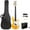 Yellow, variant on Electric Bass Guitar - 4 String Bass Guitar with 20 Watt Amplifier, Split Single-Coil Pickup, Maple Neck, Rosewood Fingerboard, Basswood Body (Burlywood)