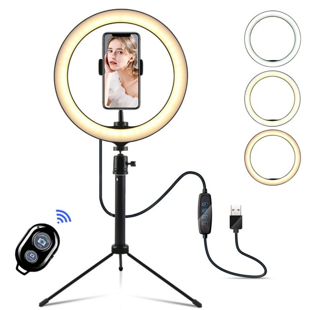 10 pulgadas aro de luz alto