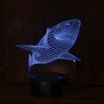 thumbnail image 2 of Night Light Sharks 3D LED que cambia de color para niños, 2 of 4