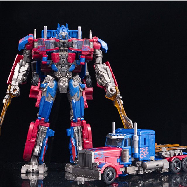 AOYI Figuras de acción transFormables para niños, juguetes de película, Robot, modelo de coche, Anime de plástico, regalo, 18CM, SS38