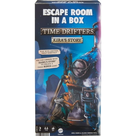 Escape Room in a Box: Time Drifters Kira?s Story Game, Mystery with Physical & Paper Puzzles