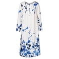 thumbnail image 5 of DYMADE Women Plus Size Printed Long Sleeve Loose Dress, 5 of 6