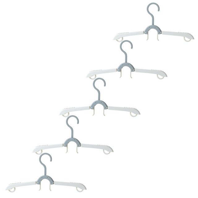 5 Unidades De Perchas Plegables Portátiles Tricolores Accesorios De Viaje Para El Hogar, Camping Y Senderismo Perchero Plegable Para Secar Ropa
